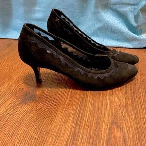 𝅺🌷 Vero Cuoio🌷 Suede Leather Vintage Heels